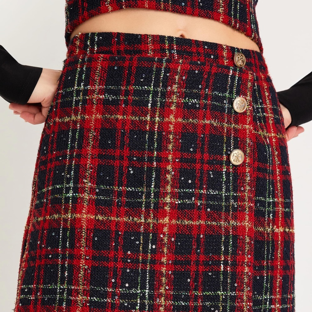 NWOT LuLu’s Adorably Posh skirt set - Picture 2 of 7